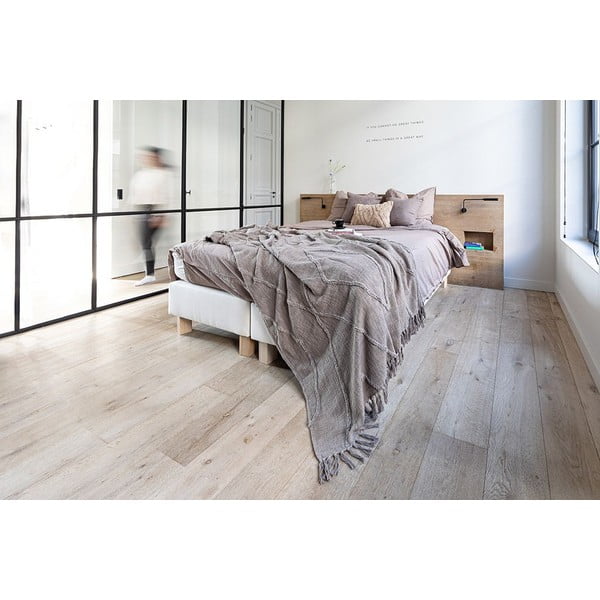 Világosbarna pamut ágytakaró franciaágyra 250x260 cm Sahara - Tiseco Home Studio-image-1