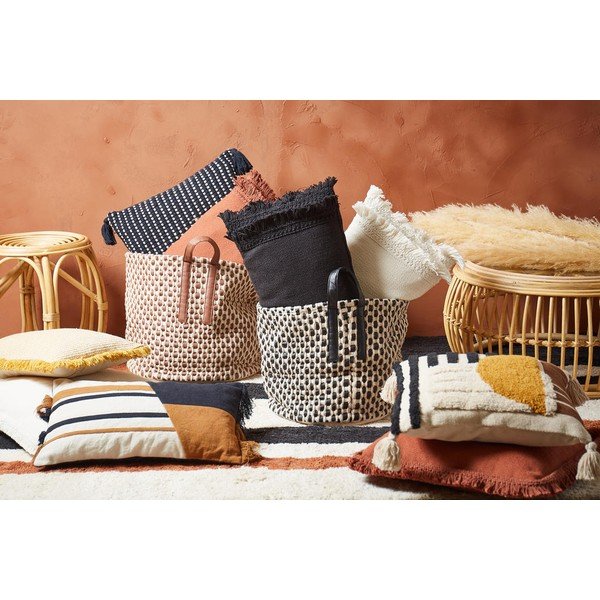 Textil tárolókosár szett 2 db-os Courba – Sema-image-1