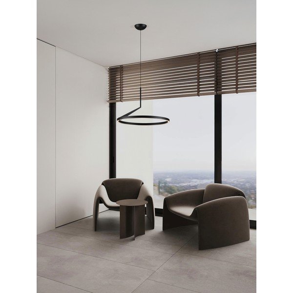 Matt fekete alumínium LED dimmelhető függőlámpa ø 60 cm Tilia – Nova Luce-image-1