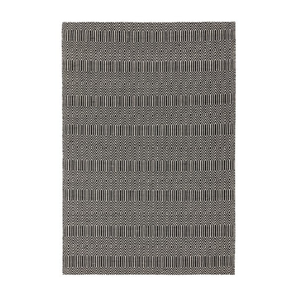Fekete gyapjú szőnyeg 160x230 cm Sloan – Asiatic Carpets
