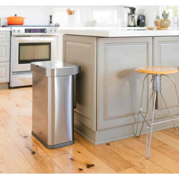 Rozsdamentes acél érintésmentes szemetes 58 l - simplehuman-image-1