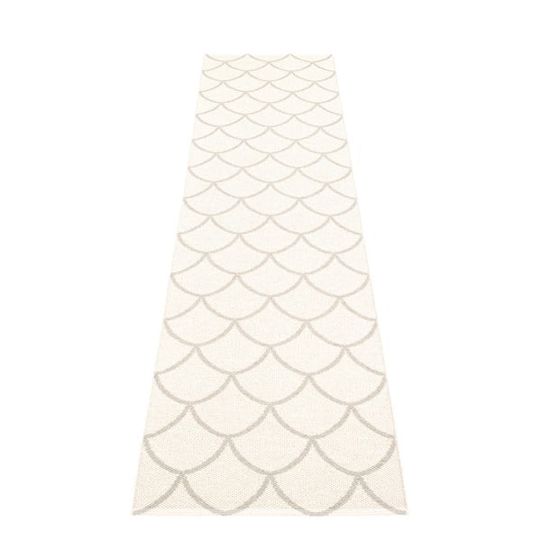 Krémszínű kültéri-beltéri futószőnyeg 70x300 cm Kotte Linen – Pappelina-image-2