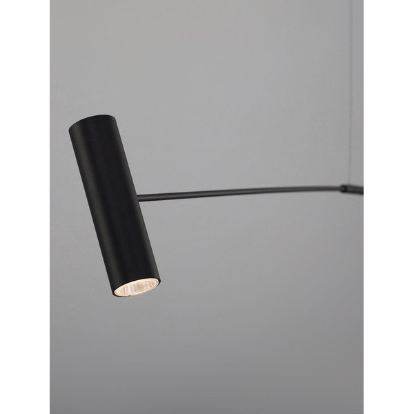 Matt fekete fém LED állólámpa (magasság 250 cm) Voice – Nova Luce-image-2