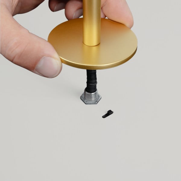 Világosszürke fém LED dimmelhető függőlámpa fém búrával ø 31 cm Asteria Plus – UMAGE-image-4