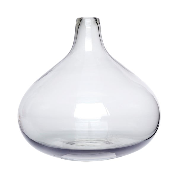 Gra üveg váza, magasság 21 cm - Hübsch