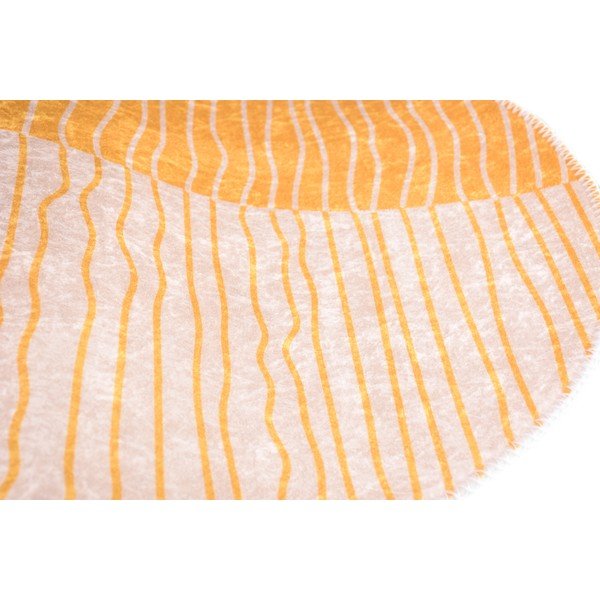 Sárga-krémszínű mosható kerek szőnyeg ø 80 cm Yuvarlak – Vitaus-image-2