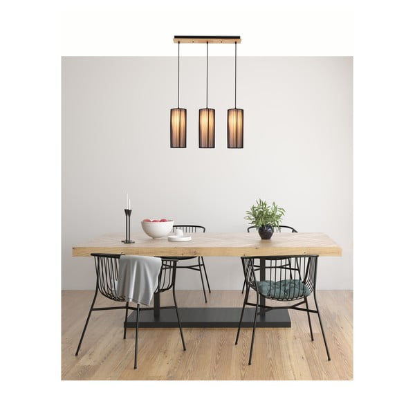Függőlámpa textil búrával Kioto – Candellux Lighting-image-1