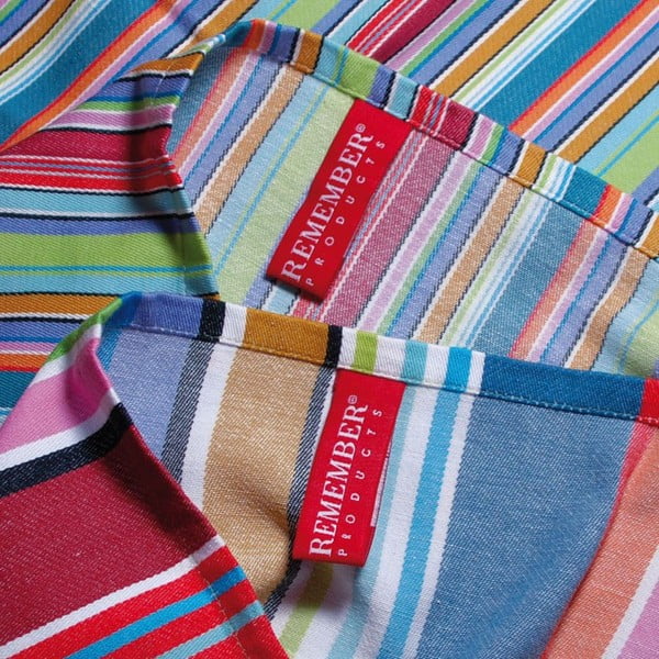 Purple Stripes kétrészes pamut konyharuha szett, 70 x 50 cm - Remember-image-1