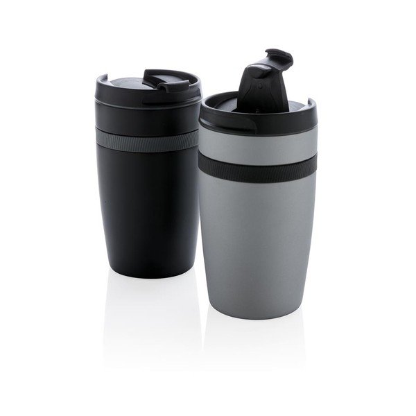 Sierra ezüstszínű termo bögre, 280 ml - XD Design-image-1