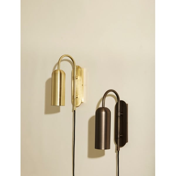 Aranyszínű fali lámpa Zenith – Hübsch-image-1