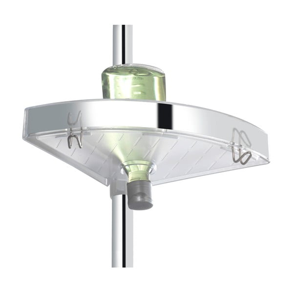 Premium világos teleszkópos fürdőszobai sarokpolc - Wenko-image-3