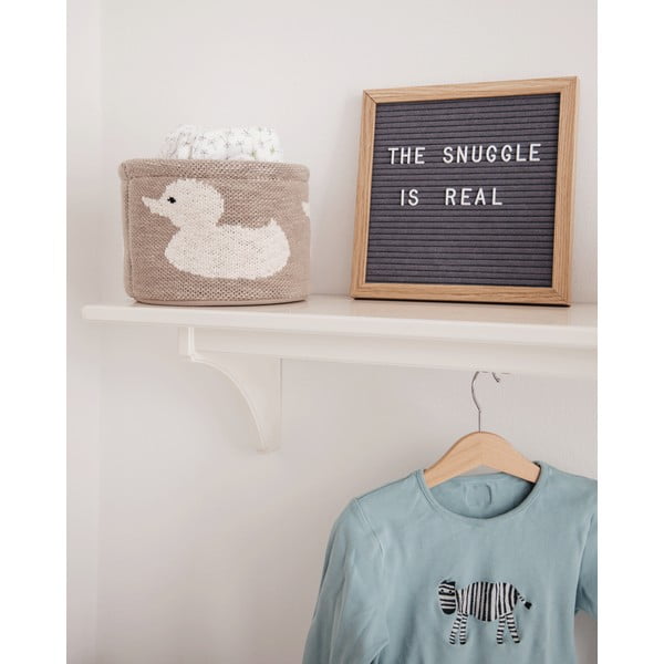 Duck bézs pamut rendszerező, ø 16 cm - Kindsgut-image-1