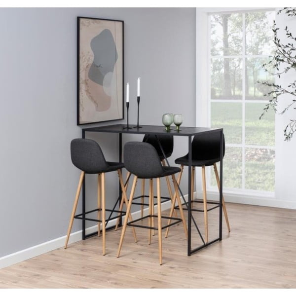 Szürke-natúr színű bárszék 101 cm Wilma – Actona-image-1