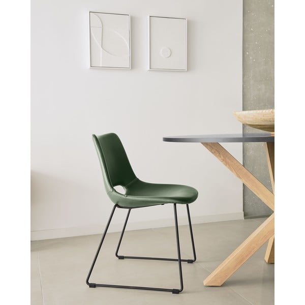 Zahara zöld étkezőszék - Kave Home-image-1