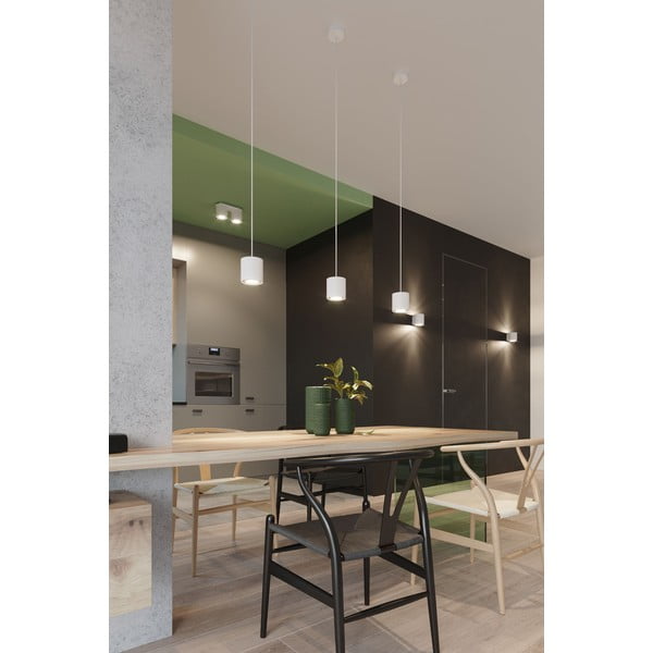 Fehér fali lámpa ø 10 cm Roda – Sollux-image-4