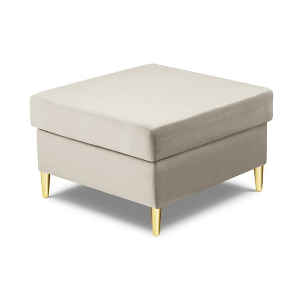 Bézs bársony lábtartó Kyoto – Cosmopolitan Design-image-2