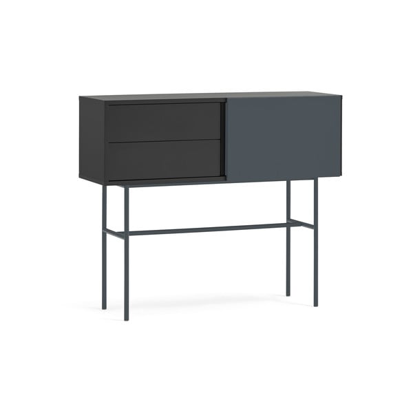 Fekete-antracitszürke konzolasztal 35x110 cm Nube – Teulat-image-3