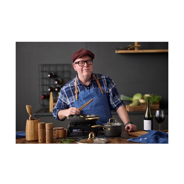 Natúr színű fa só- és borsőrlő szett 2 db-os – Holm-image-3