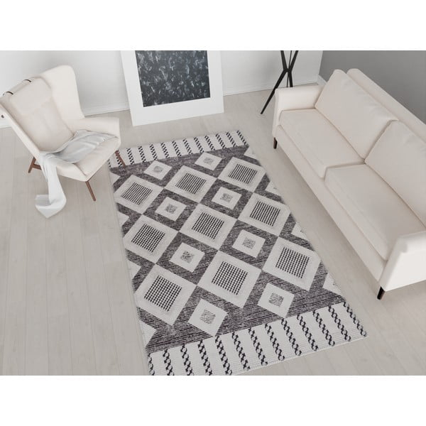 Szürke mosható szőnyeg 150x80 cm - Vitaus-image-1