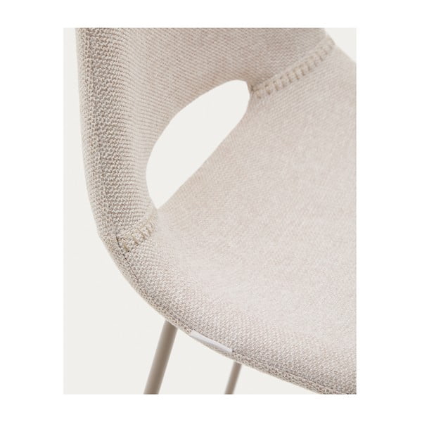 Bézs bárszék (ülésmagasság 76 cm) Zahara – Kave Home-image-4