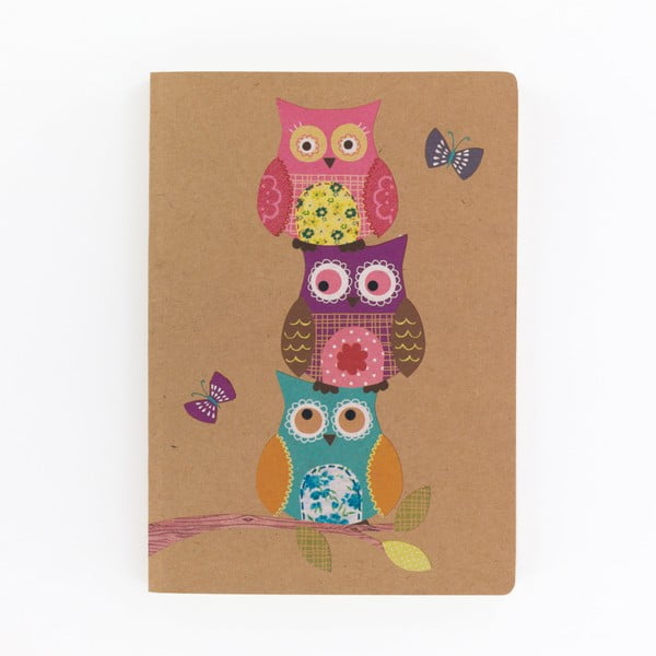 Owls jegyzetfüzet, A5 - GO Stationery