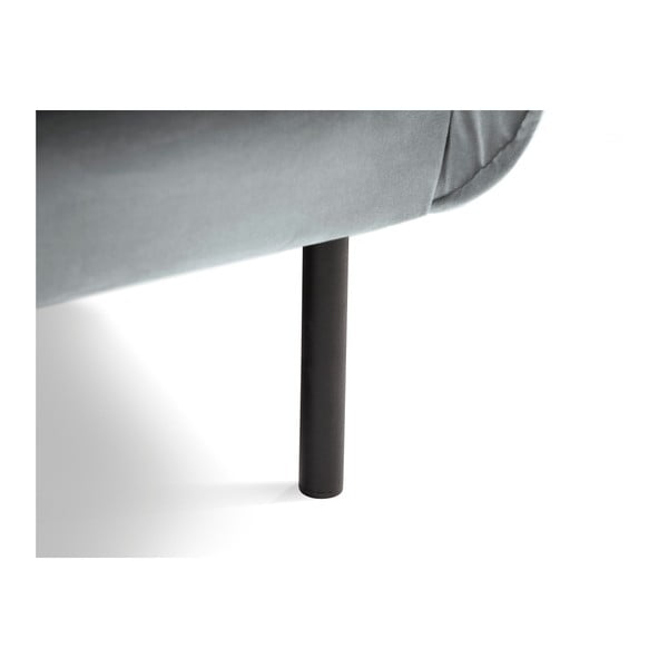 Vienna világosszürke bársony fotel - Cosmopolitan Design-image-4