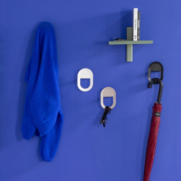 Szürkészöld fém fali polc 28 cm Hola – Spinder Design-image-4