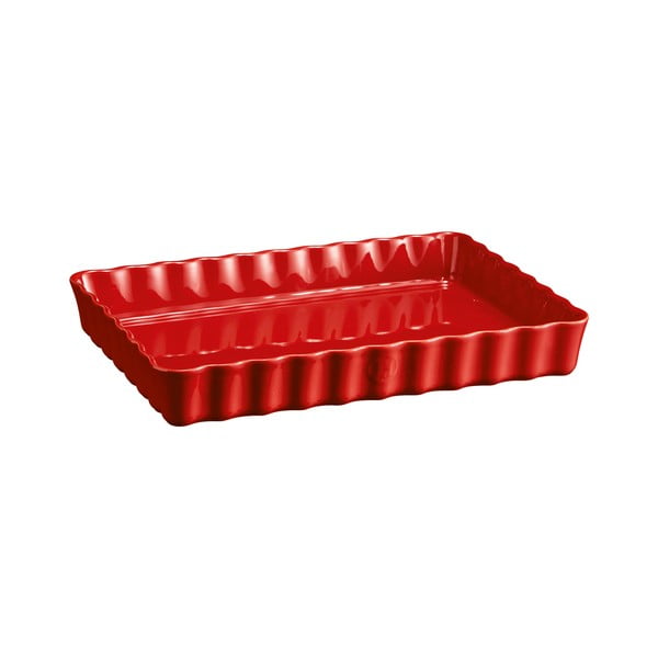 Piros szögletes sütőforma, 24 x 34 cm - Emile Henry