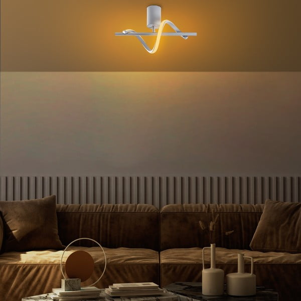 Szürke LED mennyezeti lámpa ø 7 cm Likma – Opviq lights-image-4