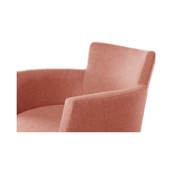 Santal rózsaszín bükkfa szék, sötétbarna lábakkal - Ted Lapidus Maison-image-4