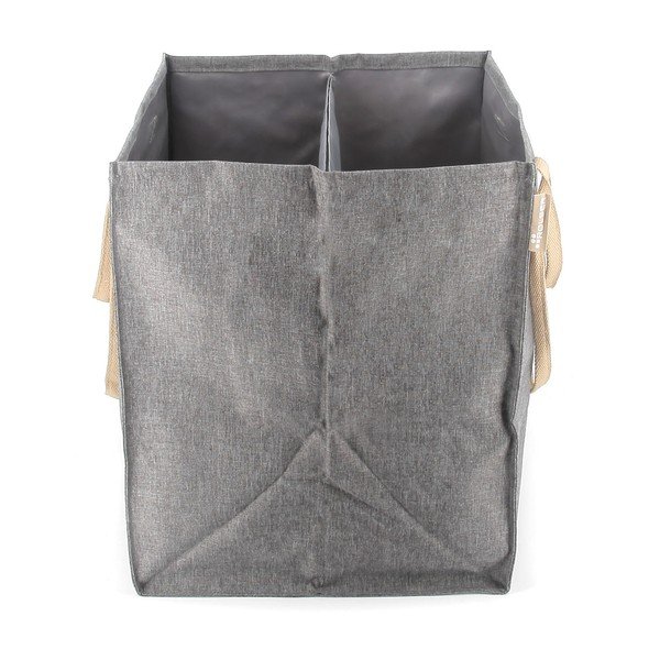 Szürke textil szennyeskosár 71 l Laundry Hub Tweed duplo – Rolser-image-3