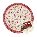 Piros pamutkeverék kerek szőnyeg karácsonyi mintával ø 160 cm Toy's Delight Red Christmas – Villeroy&Boch