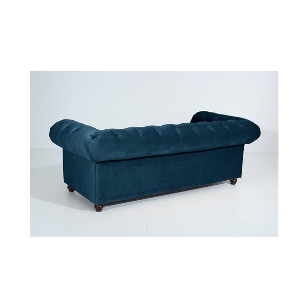 Orleans Velvet kék kanapé, 216 cm - Max Winzer-image-4