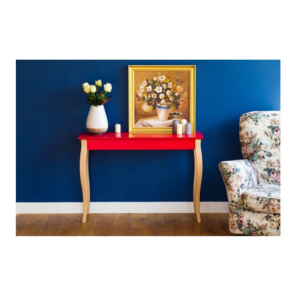 Console világosszürke konzolasztal, hosszúság 85 cm - Ragaba-image-3