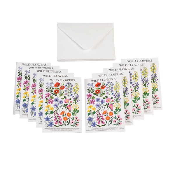Képeslap készlet 10 db-os Wild Flowers - Rex London-image-1