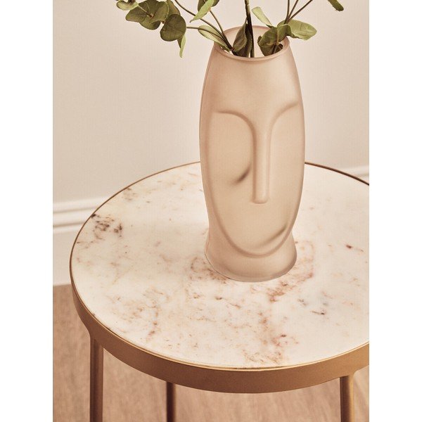 Kerek tárolóasztal márvány asztallappal ø 36 cm Shalimar – Premier Housewares-image-3