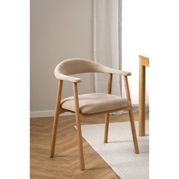 Bézs-natúr színű étkezőszék Addi – Actona-image-2