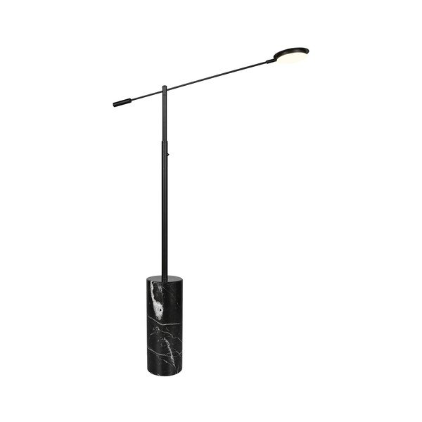 Fekete LED állólámpa (magasság 145 cm) Fiore – Trio Select