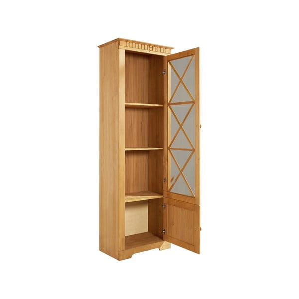 Natúr színű borovi fenyő tálalószekrény 180x35 cm Lisa – Støraa-image-3