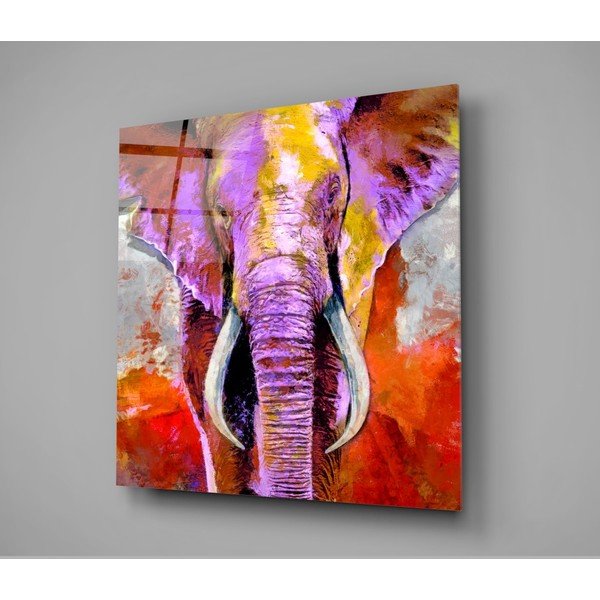 Revenge of the Elephant üvegkép, 40 x 40 cm - Insigne-image-3