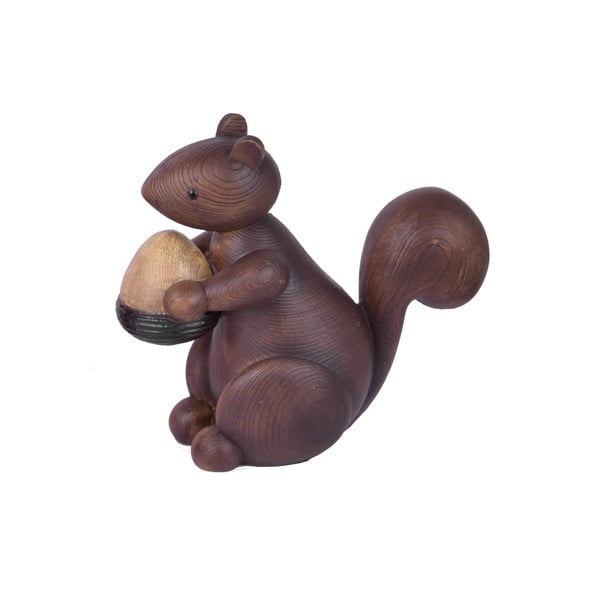 Squirrel karácsonyi dekoráció, magasság 12 cm - Ego Dekor
