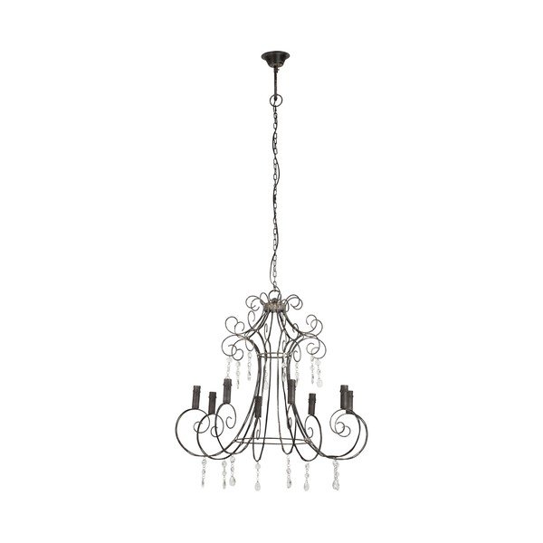 Szürke függőlámpa 82x82 cm Brissac – Côté Table