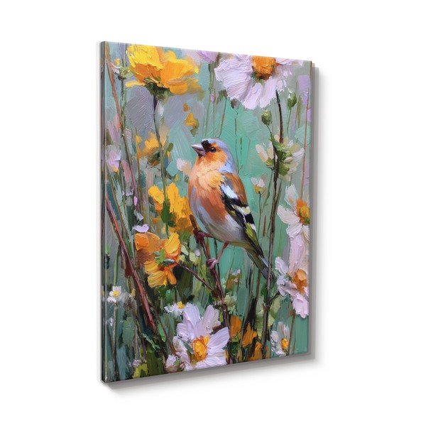 Nyomtatott keretezett kép 60x80 cm Fringilla – Styler-image-3