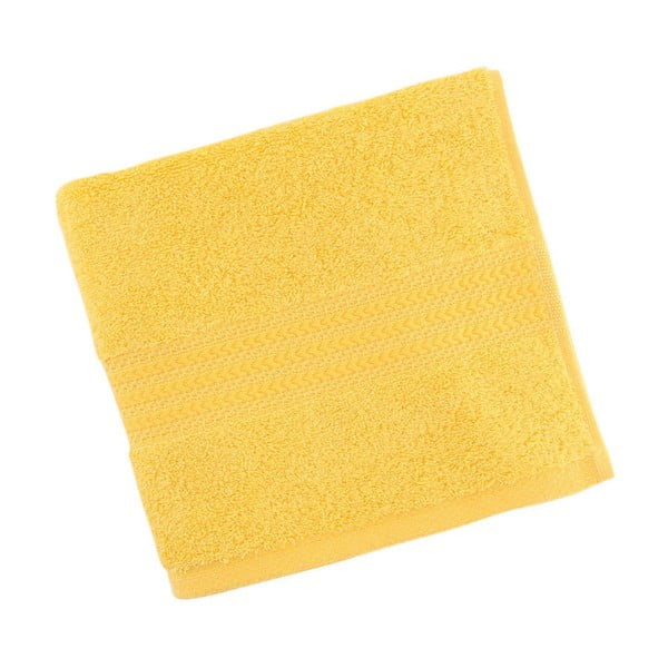 Foutastic sárga törölköző 100% pamutból, 50 x 90 cm-image-2