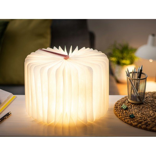 LED asztali lámpa textil búrával (magasság 2,5 cm) Booklight – Gingko-image-4