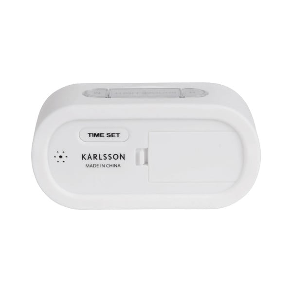 Gummy fehér gumírozott ébresztőóra - Karlsson-image-2