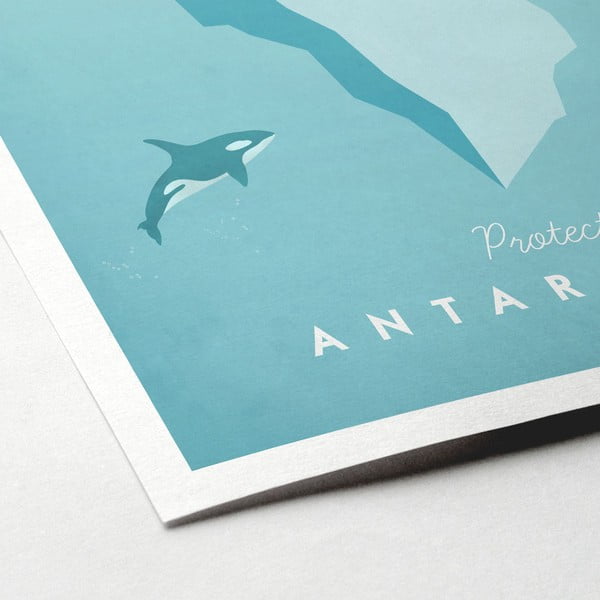 Antarctica poszter, A3 - Travelposter-image-2