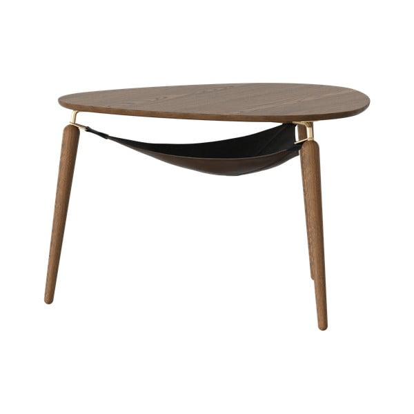 Barna dohányzóasztal ø 80 cm Hang Out – UMAGE-image-3