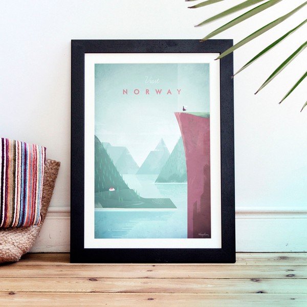 Poszter Norway, 50x70 cm - Travelposter-image-1