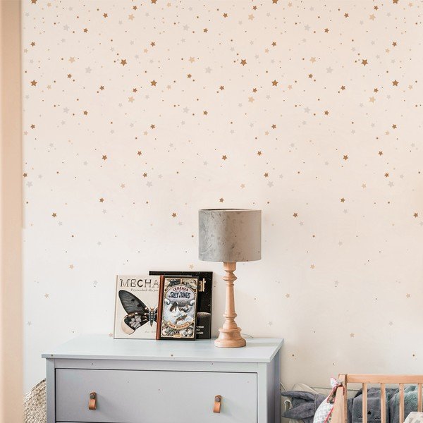 Gyerek tapéta 50x280 cm Simple Stars - Dekornik-image-1